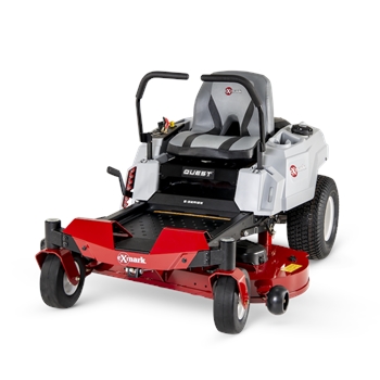 Exmark Quest E-Series Residential zero-turn mower Front Left View
